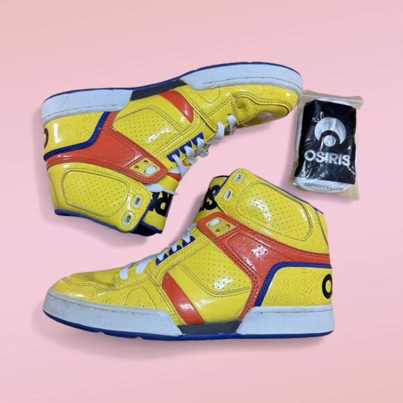 Osiris Nyc83 Shoes Women's US 8 Chunky Skater Bronx Scally Worn‎ VTG Y2K 00s - Picture 1 of 12